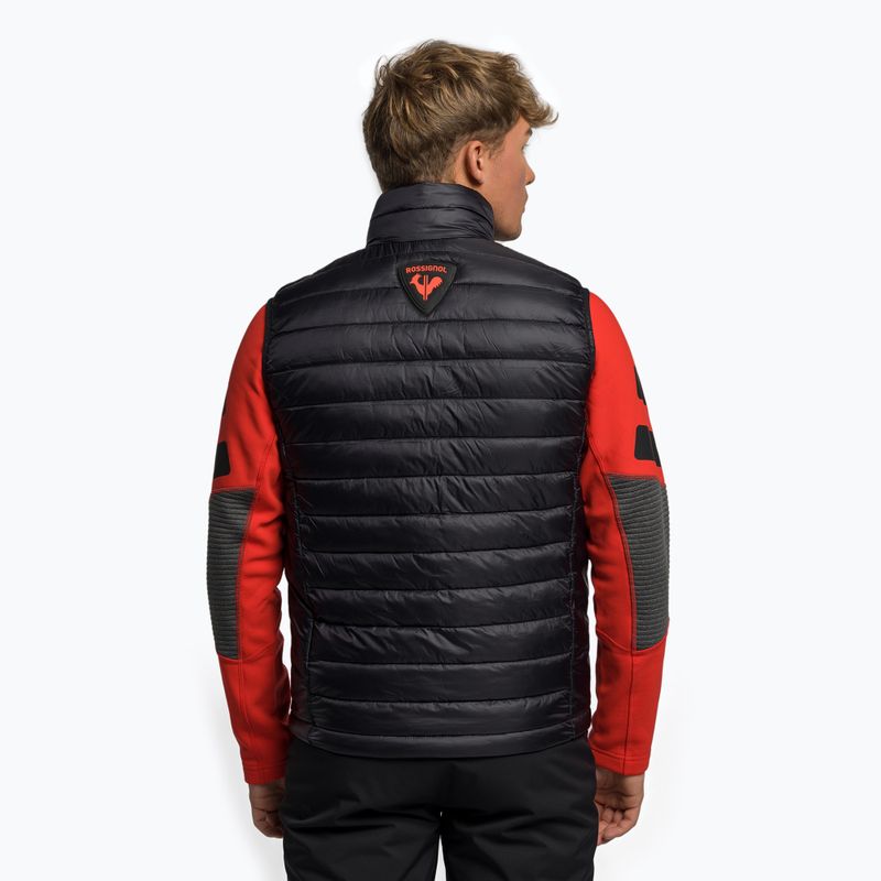 Vyriška slidinėjimo liemenė be rankovių Rossignol Hero Logo Vest black 4