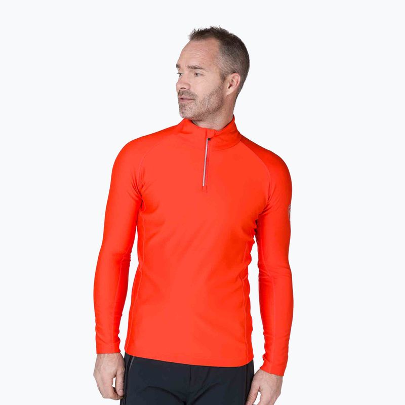 Vyriški Rossignol Classique 1/2 Zip terminiai džemperiai orange