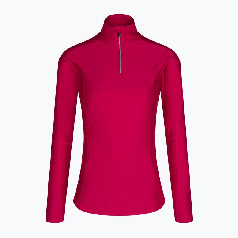 Moteriški Rossignol Classique 1/2 Zip termo megztiniai su užtrauktuku raudona 3