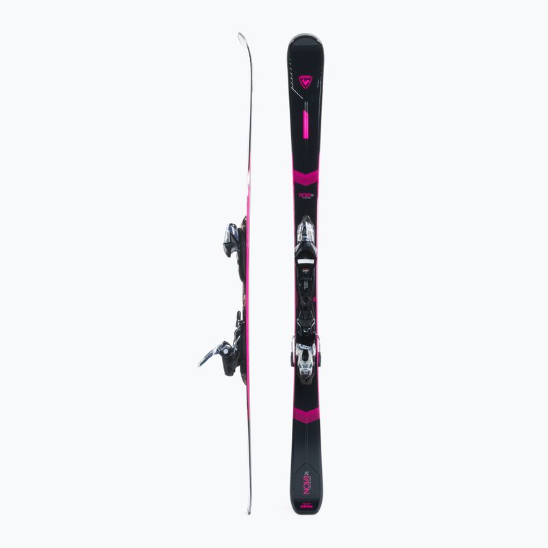 Moteriškos kalnų slidės Rossignol Nova 2S + Xpress W 10 GW black/pink 2