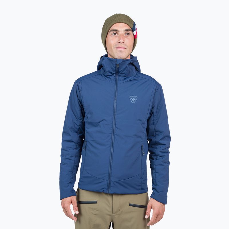 Vyriška pašiltinta striukė Rossignol Opside Hoodie dark navy