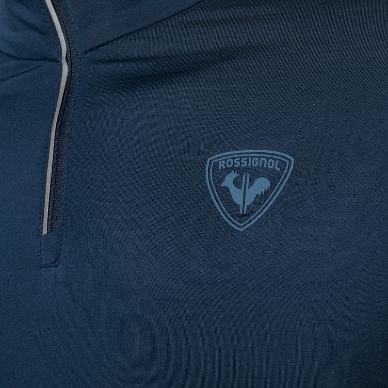 Vyriški termoaktyvūs marškinėliai Rossignol Classique 1/2 Zip dark navy 8