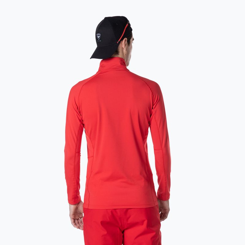 Vyriški termoaktyvūs marškinėliai Rossignol Classique 1/2 Zip sports red 3