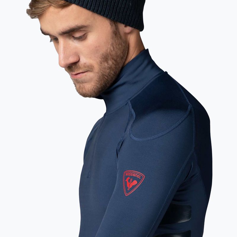 Vyriškas marškinėlis Rossignol Infini Compression Race Top dark navy 6