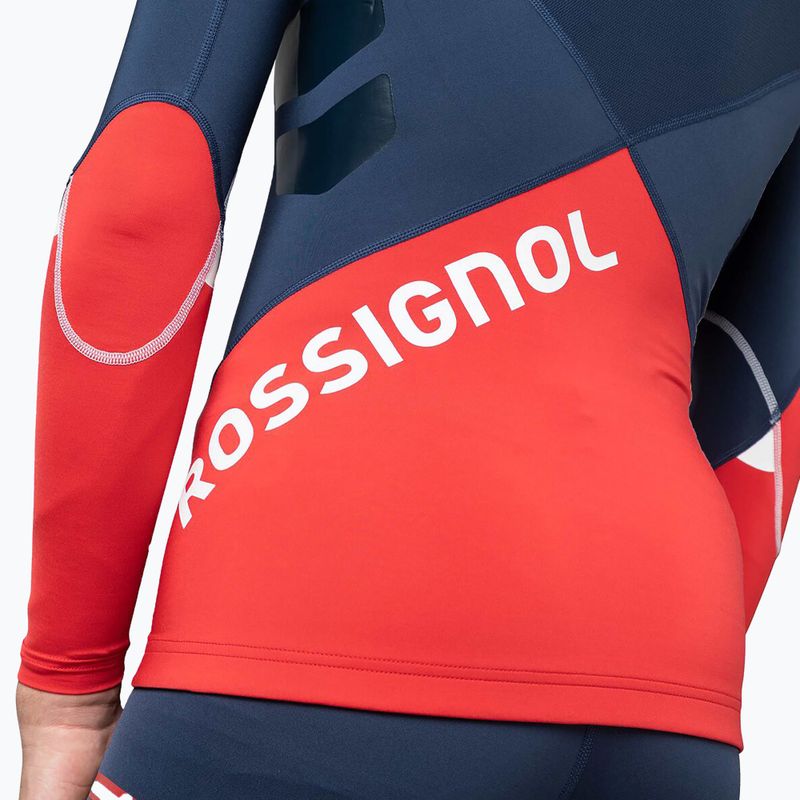 Vyriškas marškinėlis Rossignol Infini Compression Race Top dark navy 8