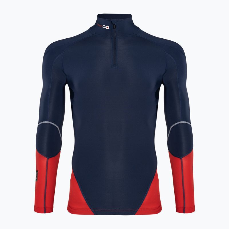 Vyriškas marškinėlis Rossignol Infini Compression Race Top dark navy 10