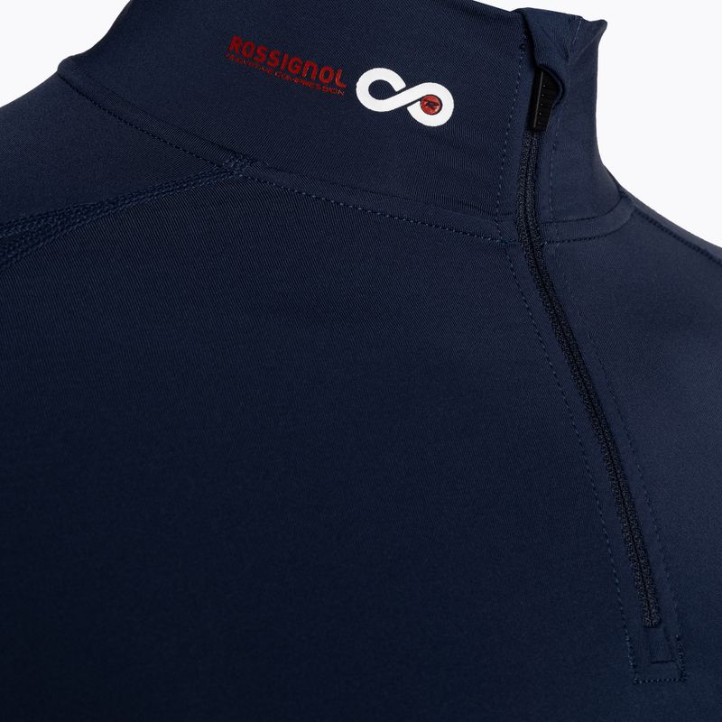 Vyriškas marškinėlis Rossignol Infini Compression Race Top dark navy 12
