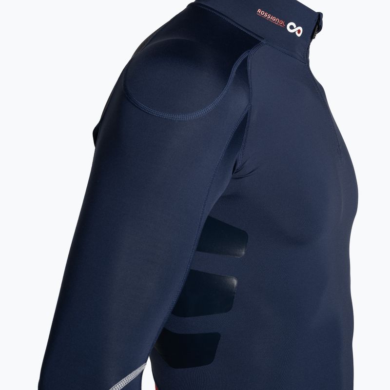 Vyriškas marškinėlis Rossignol Infini Compression Race Top dark navy 13