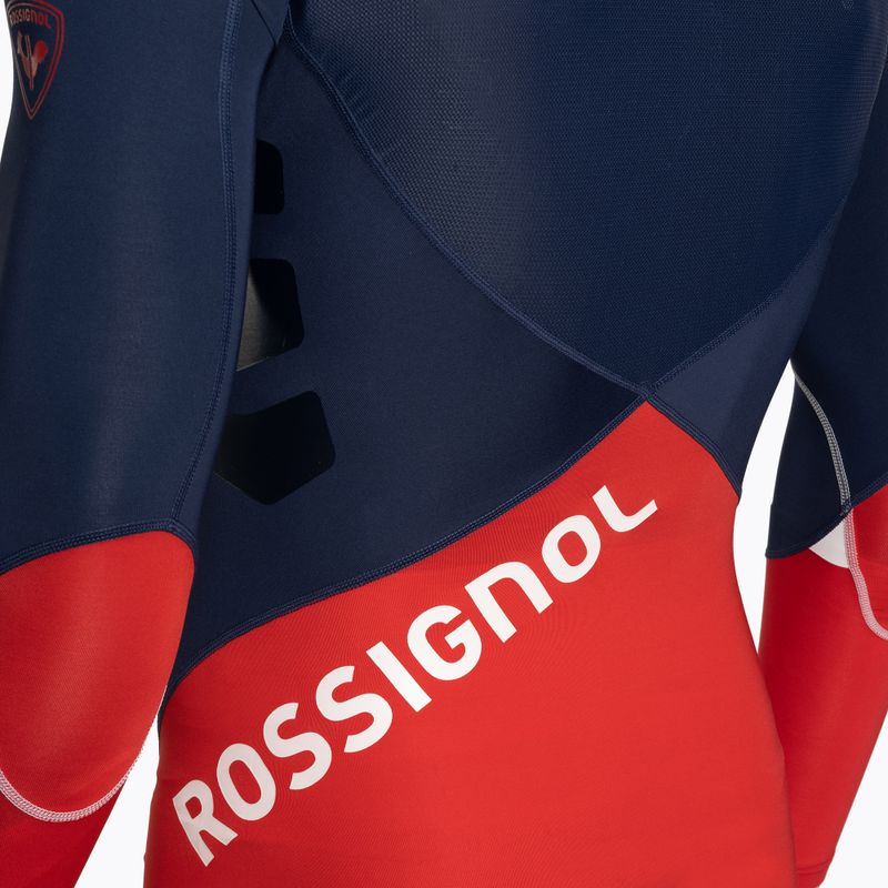 Vyriškas marškinėlis Rossignol Infini Compression Race Top dark navy 16