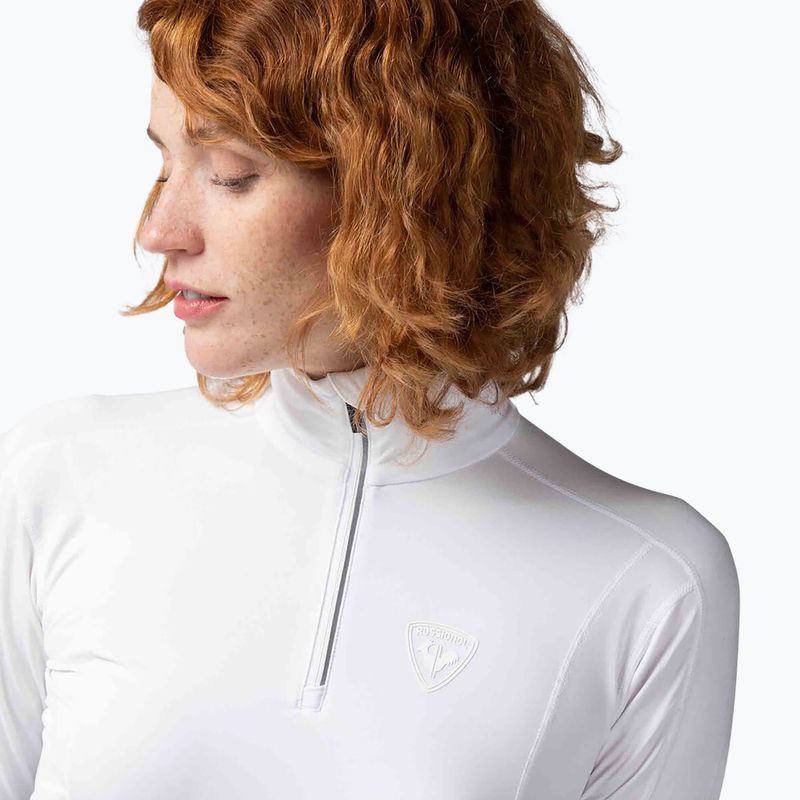 Moteriški termoaktyvūs marškinėliai Rossignol Classique 1/2 Zip white 6