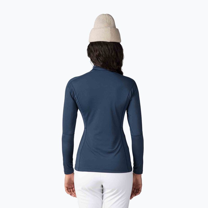 Moteriški termoaktyvūs marškinėliai Rossignol Classique 1/2 Zip dark navy 2