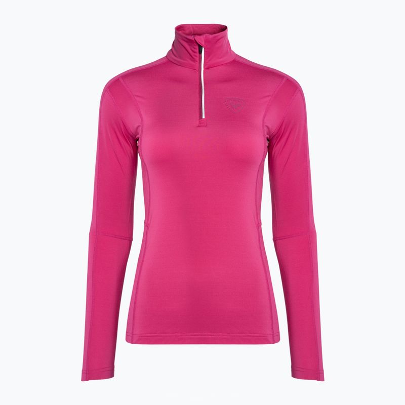 Moteriški termoaktyvūs marškinėliai Rossignol Classique 1/2 Zip orchid pink 6