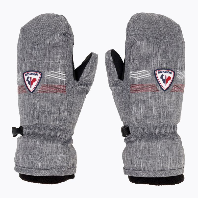 Vaikiškos slidinėjimo pirštinės Rossignol Jr Roc Impr M heather grey 2