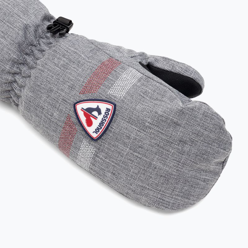 Vaikiškos slidinėjimo pirštinės Rossignol Jr Roc Impr M heather grey 5
