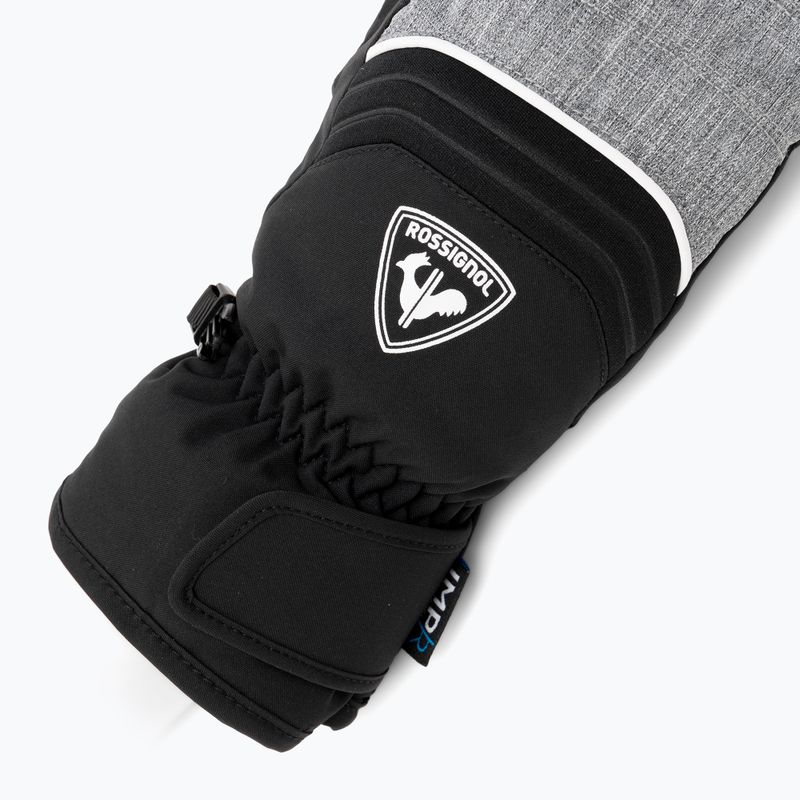 Vaikiškos slidinėjimo pirštinės Rossignol Jr Tech Impr M heather grey 5