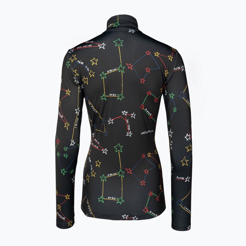 Moteriški termoaktyvūs marškinėliai Rossignol Booster 1/2 Zip Top 100 juodi 8