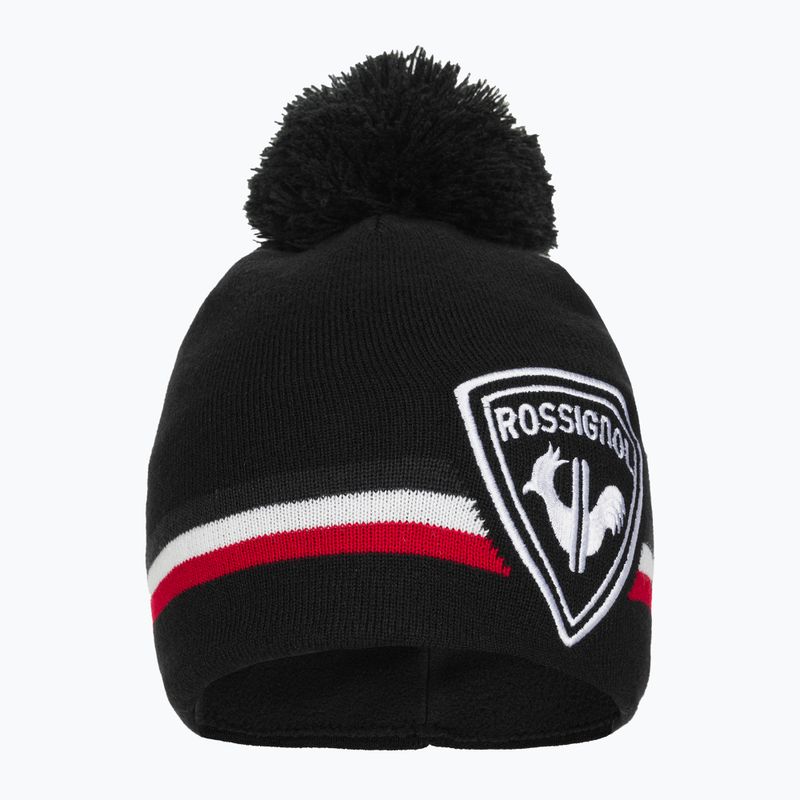 Rossignol Rooster Pompon black vyriška žieminė kepurė 2