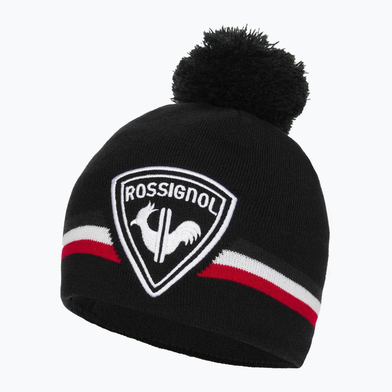 Rossignol Rooster Pompon black vyriška žieminė kepurė 3