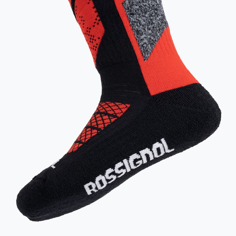 Rossignol L3 Jr Thermotech vaikiškos slidinėjimo kojinės 2 poros juodos 7