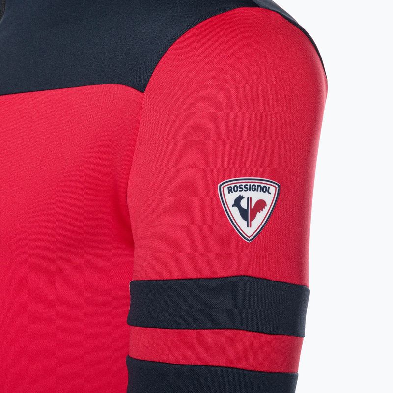 Vyriški termoaktyvūs marškinėliai Rossignol Resort 1/2 Zip sports red 9