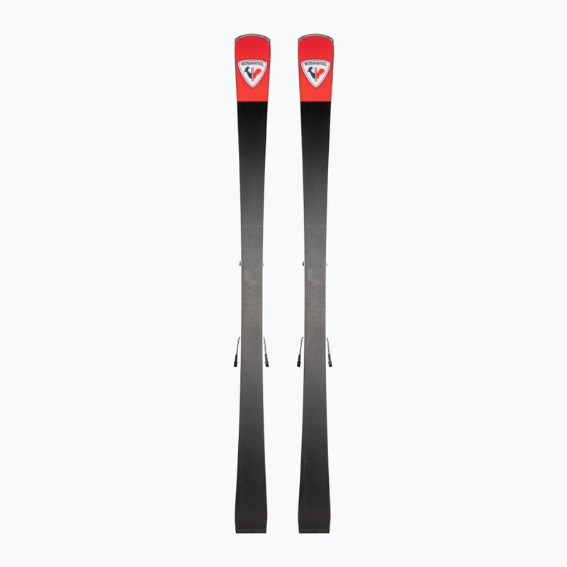 Kalnų slidės Rossignol Hero Elite MT TI CAM K + apkaustai SPX12 black/red 3