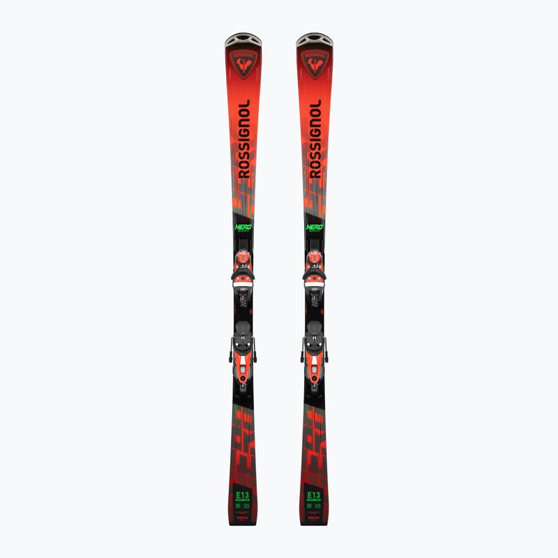 Kalnų slidės Rossignol Hero Elite ST TI K + apkaustai NX 12 Konect GW