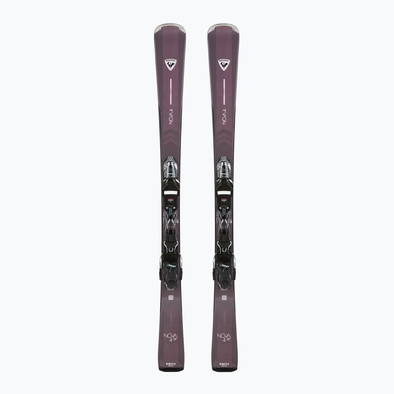 Moteriškos kalnų slidės Rossignol Nova 4 + apkaustai Xpress W 10 GW