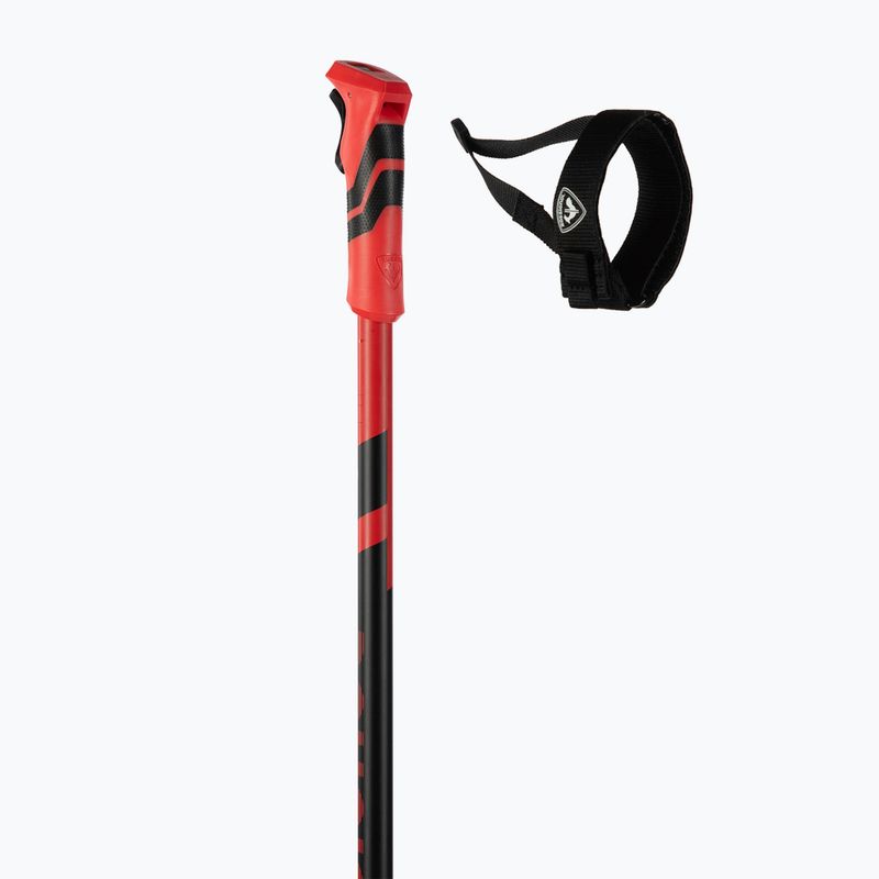 Slidinėjimo lazdos Rossignol Tactic Clip black/red 2