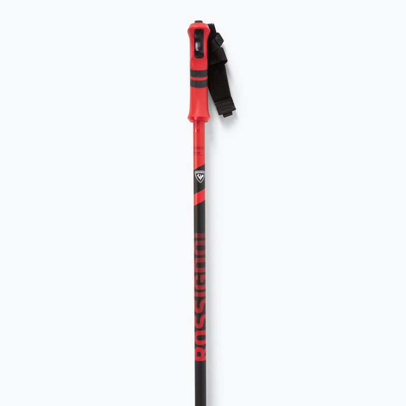 Slidinėjimo lazdos Rossignol Tactic Clip black/red 2