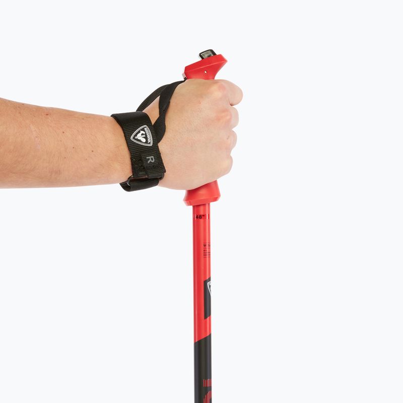 Slidinėjimo lazdos Rossignol Tactic Clip black/red 6