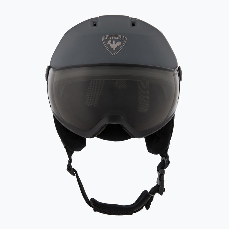 Slidinėjimo šalmas Rossignol Fit Visor Impacts Photo grey 2