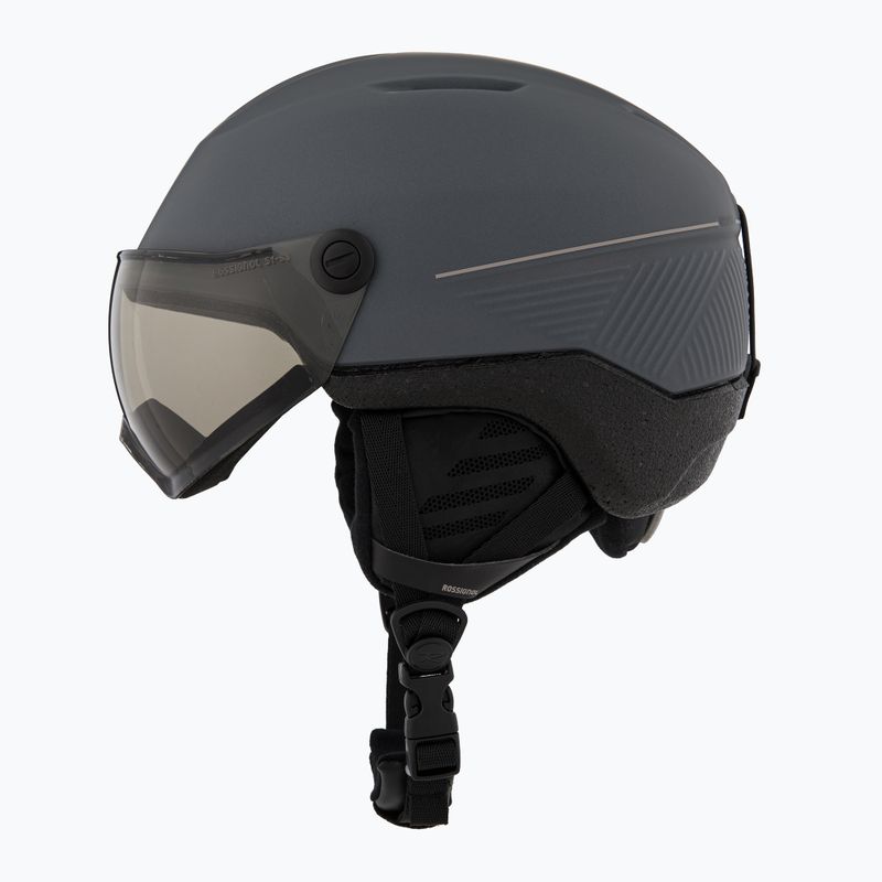 Slidinėjimo šalmas Rossignol Fit Visor Impacts Photo grey 3