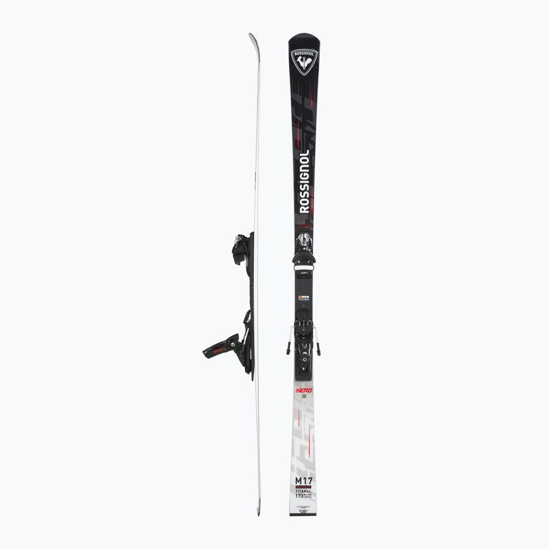 Kalnų slidės Rossignol Hero Master LT R22 + apkaustai SPX 14 Rockerace GW 2