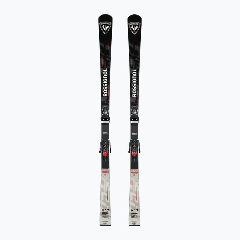 Kalnų slidės Rossignol Hero Master LT R22 + apkaustai SPX 14 Rockerace GW