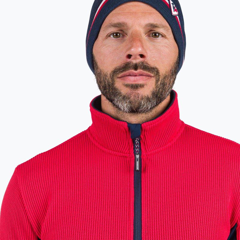 Vyriškas slidinėjimo džemperis Rossignol Cieloalto Fleece Half zip sports red 6