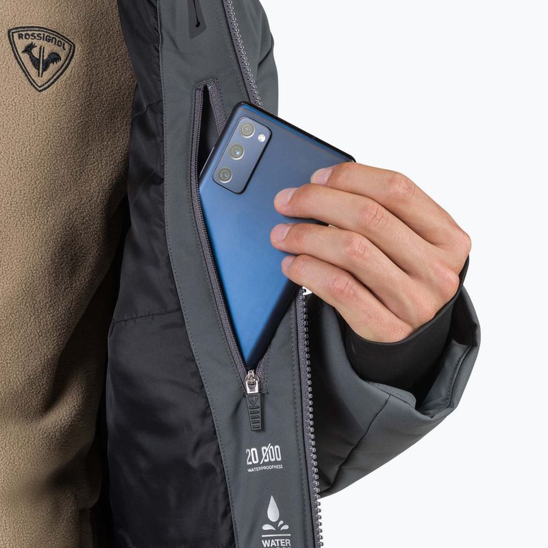 Vyriška slidinėjimo striukė Rossignol Siz onyx grey 15