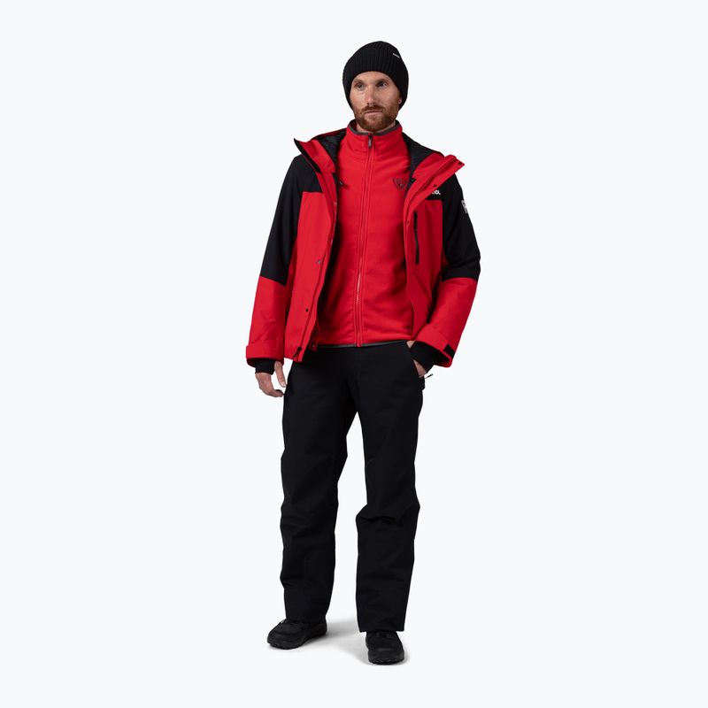 Vyriškas džemperis Rossignol Strawpile Fleece Fz sports red 2