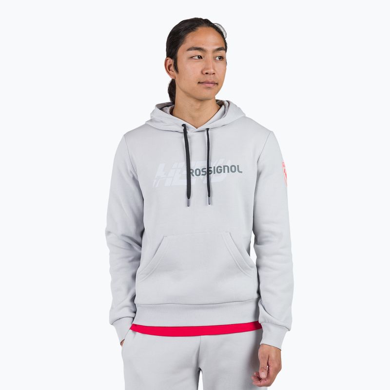 Vyriškas džemperis Rossignol New Hero Hoodie soft grey