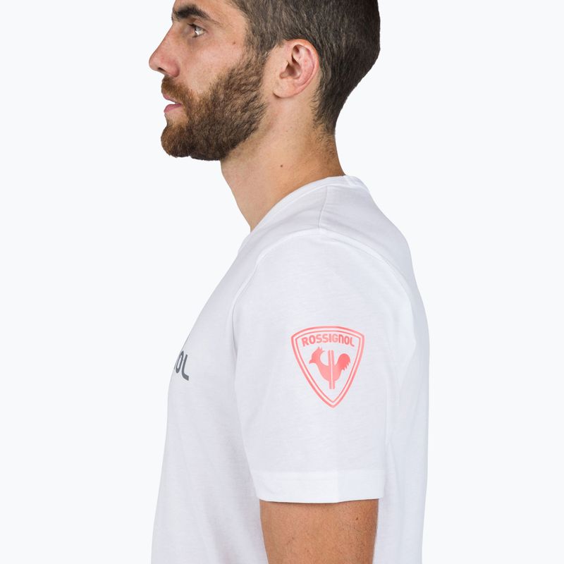 Vyriški marškinėliai Rossignol New Hero Graphic Tee white 5