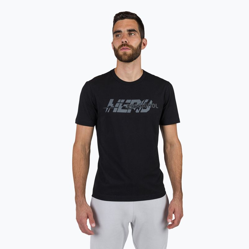 Vyriški marškinėliai Rossignol New Hero Graphic Tee black