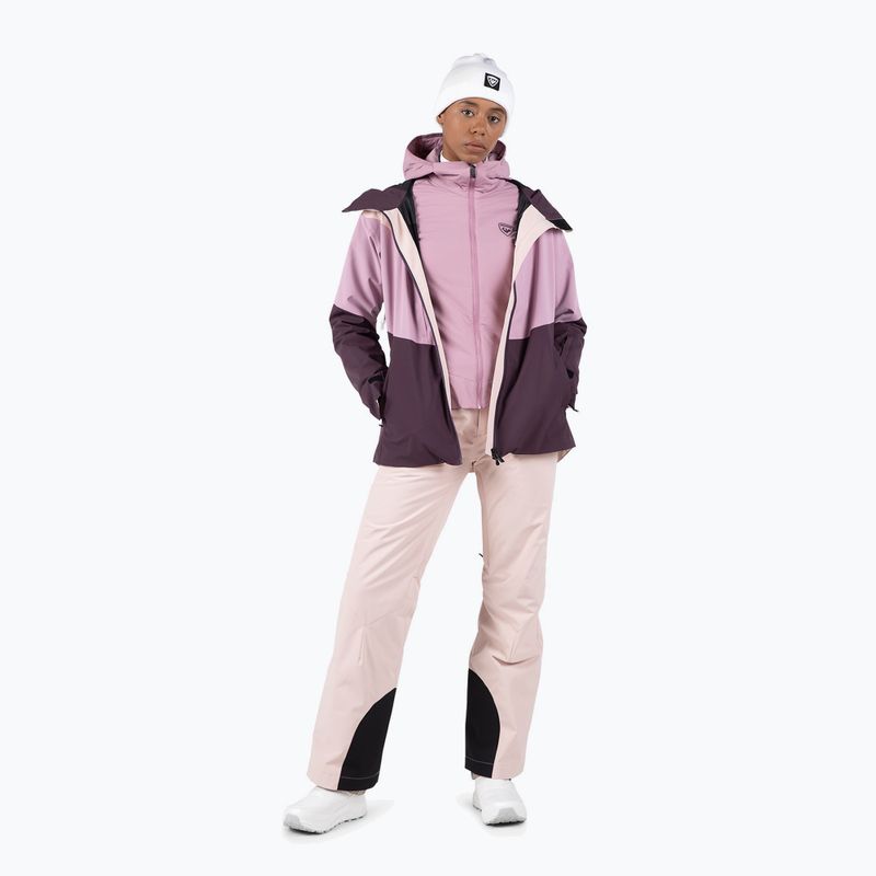 Moteriška pašiltinta striukė Rossignol Opside Hoodie moonlight mauve 2