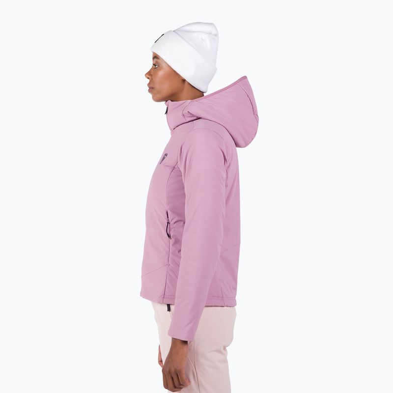 Moteriška pašiltinta striukė Rossignol Opside Hoodie moonlight mauve 4
