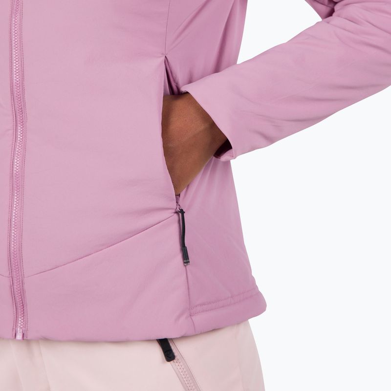 Moteriška pašiltinta striukė Rossignol Opside Hoodie moonlight mauve 6