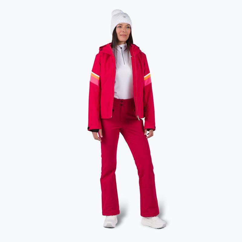 Moteriškos slidinėjimo kelnės Rossignol Ski Softshell ruby red 2