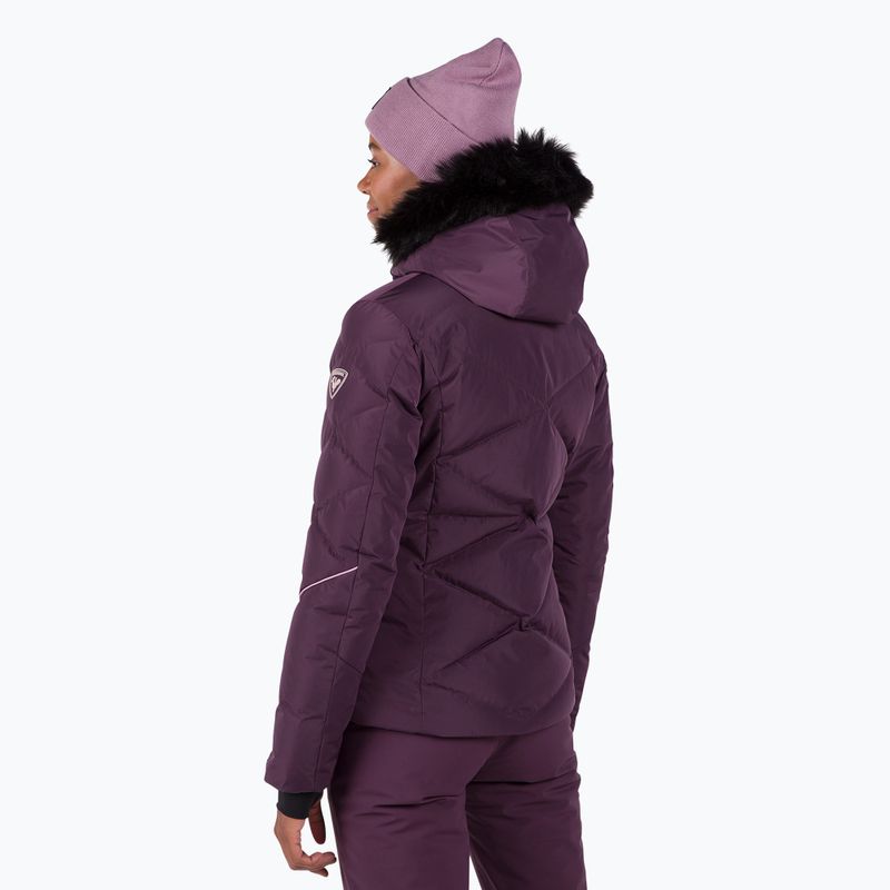 Moteriška slidinėjimo striukė Rossignol Staci Pearly Jkt mulberry 3