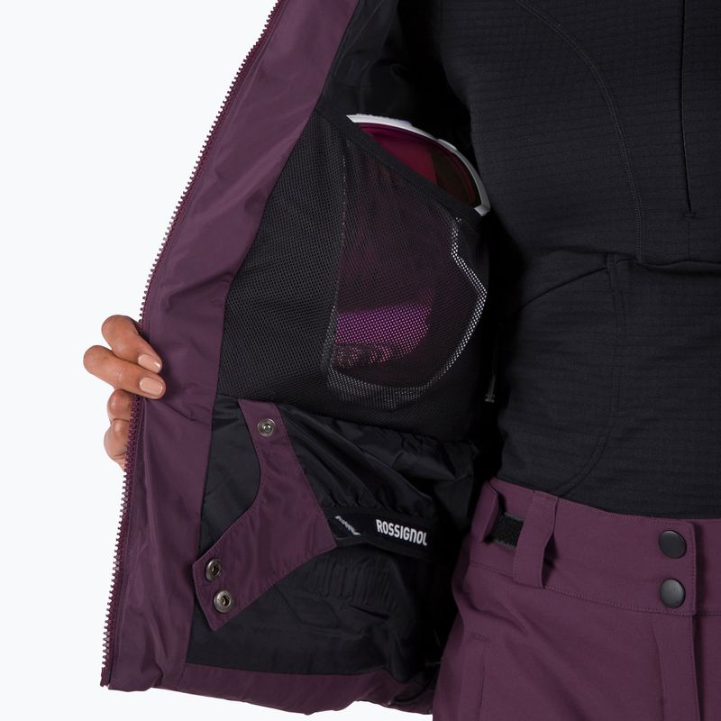 Moteriška slidinėjimo striukė Rossignol Staci Pearly Jkt mulberry 8