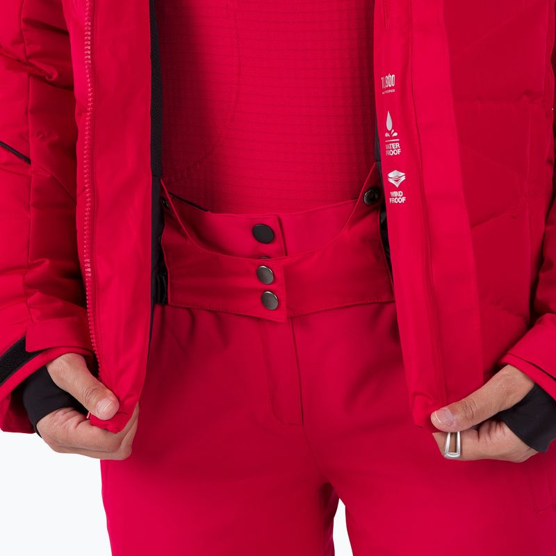 Moteriška slidinėjimo striukė Rossignol Staci Pearly Jkt ruby red 10