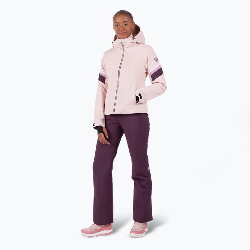 Moteriška slidinėjimo striukė Rossignol Strawpile Jkt powder pink 2