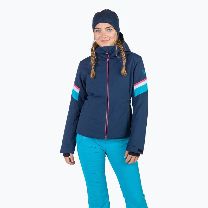 Moteriška slidinėjimo striukė Rossignol Strawpile Jkt dark navy