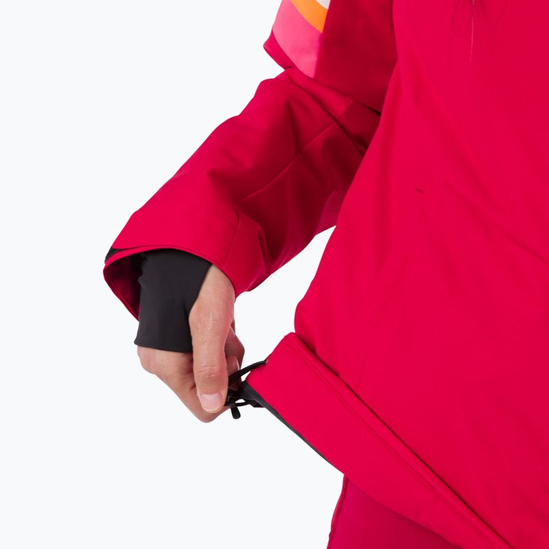 Moteriška slidinėjimo striukė Rossignol Strawpile Jkt ruby red 11